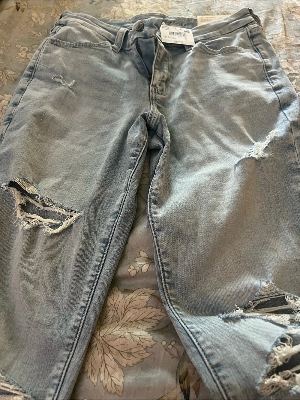 American Eagle Outfitters Curvy High-Rise Jegging - Light Blue